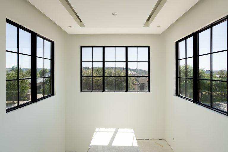 Beginning of the stairway, top view of the windows. Overlooking the surrounding area.